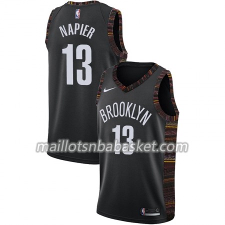 Maillot Homme Brooklyn Nets Shabazz Napier 13 2018-19 Nike City Edition Noir Swingman Maillot Homme Brooklyn Nets Shabazz Napier 13 2018-19 Nike City Edition Noir Swingman